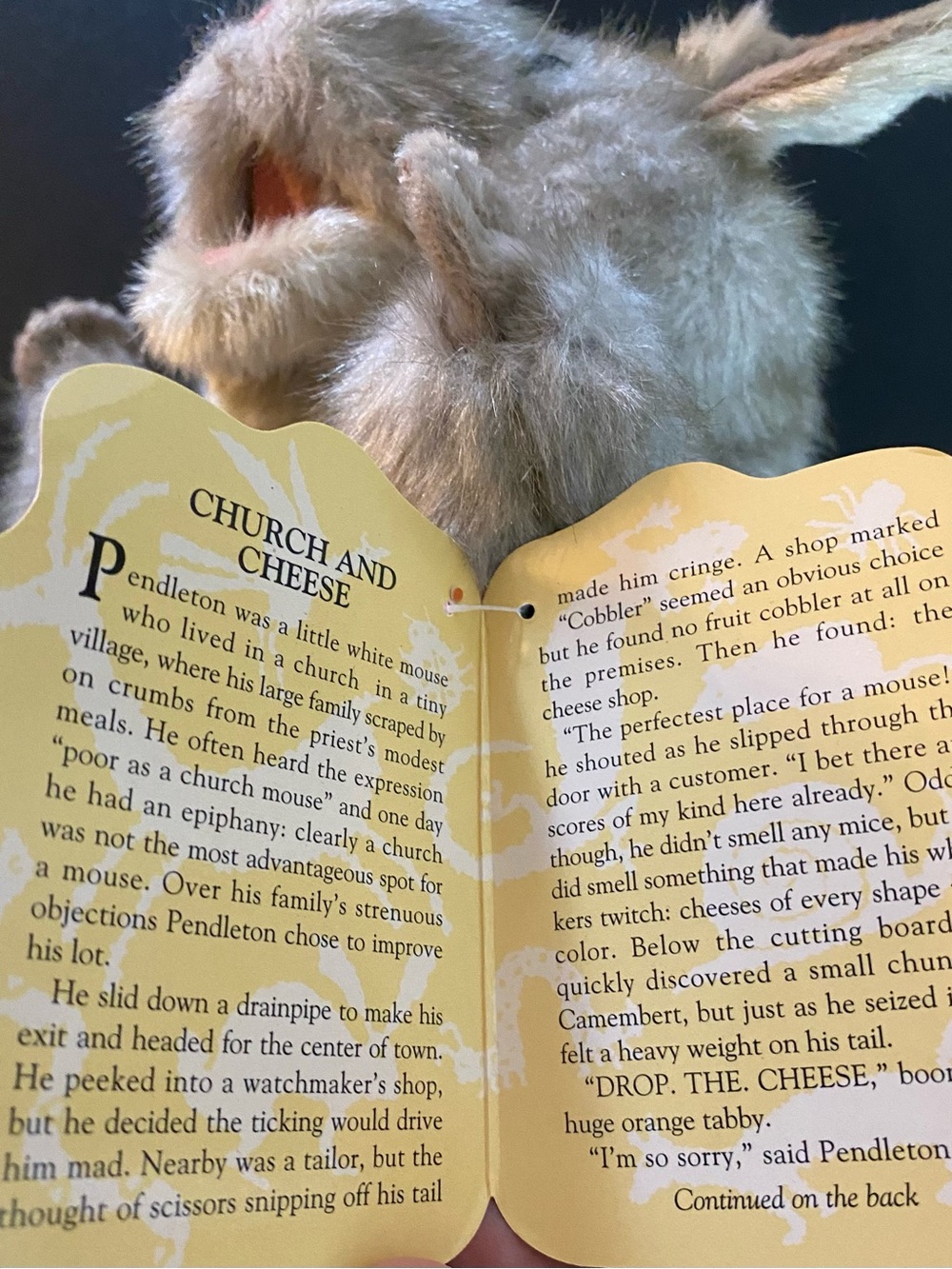 New Folkmanis Grey Mouse Puppet Plush Stuffed Animal Storytelling Animation - Picture 8 of 13